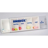 Boîte à médicaments Anabox pour 1 jour, 5 compartiments