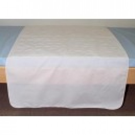 Alèse textile lavable pour le lit avec rabbat